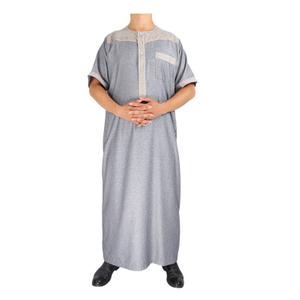 Wholesale Design 2022 Loose New Arabic Casual Men's Muslim Islamic Robe Thobe