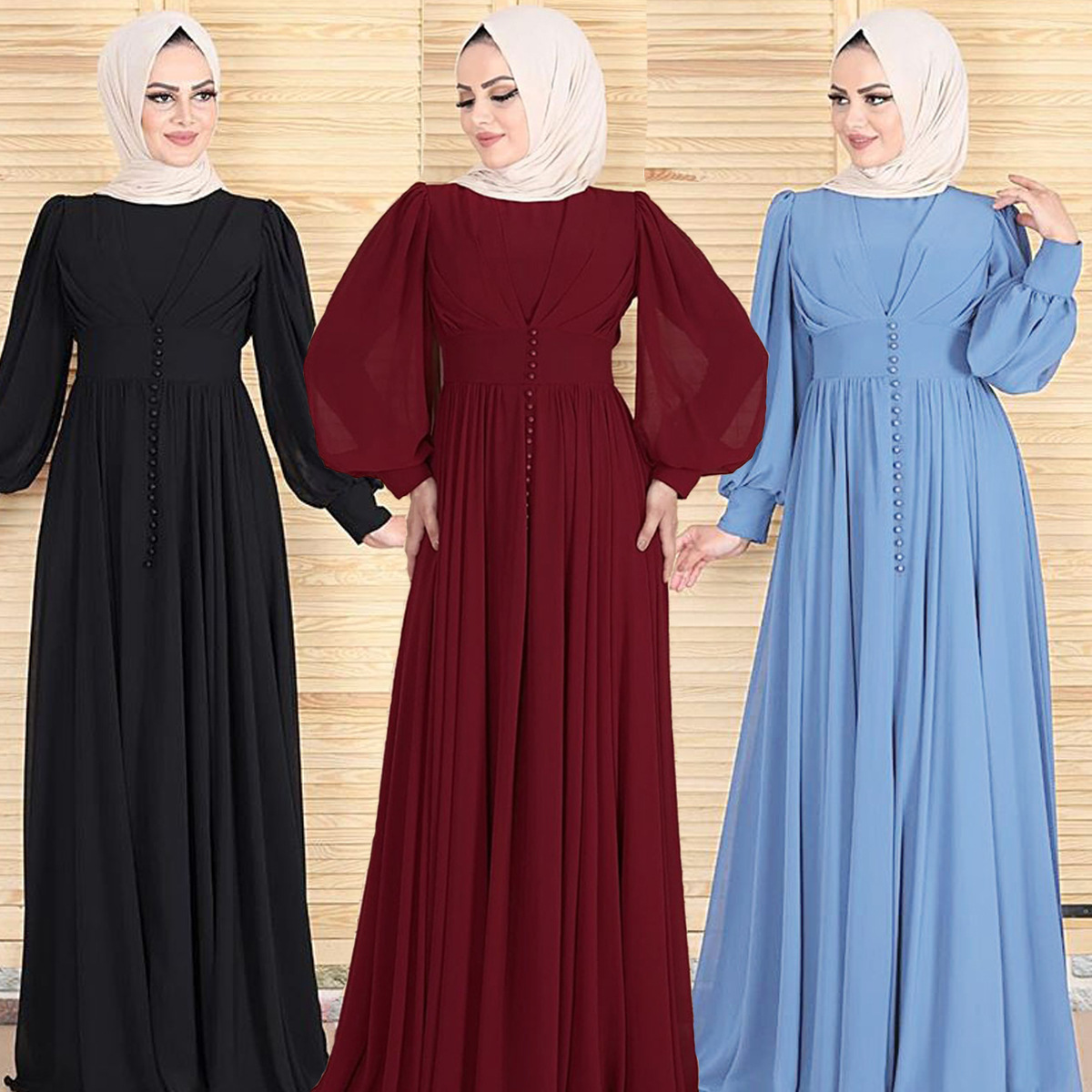 Muslim Women Clothing Modest Fashion Dubai Islamic Suit