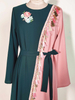 Muslim New Design Modest Lady Skirt Retro Dubai Maxi Dresses Islamic Dubai Women's Abaya