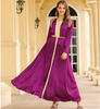 Muslimah Open Cardigan Robe Modest Lady Skirt Dubai Maxi Dresses Islamic Women's Abaya