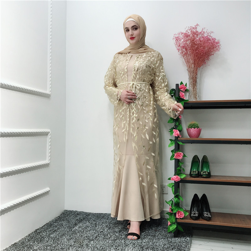 Arabic Latest Modest Dubai Gowns New Muslim Maxi Dresses Casual Ladies Designer Islamic Abaya