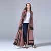 Hot Sale Foreign Trade Fashion Fashion Lace Long Dress Muslim Dubai Robe in Stock