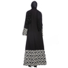 AliExpress Amazon European And American Women's Cross-border Exclusively for Simple Stitching Fashion Lace-up Robe Abaya