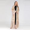 AliExpress Amazon Hot Sale New Sequined Robe Chiffon Trumpet Sleeve Muslim Cardigan