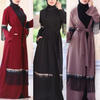 AliExpress Amazon Ebay Hot Style Middle East Turkey Fashion Sequins Tassel Abaya Cardigan Muslim