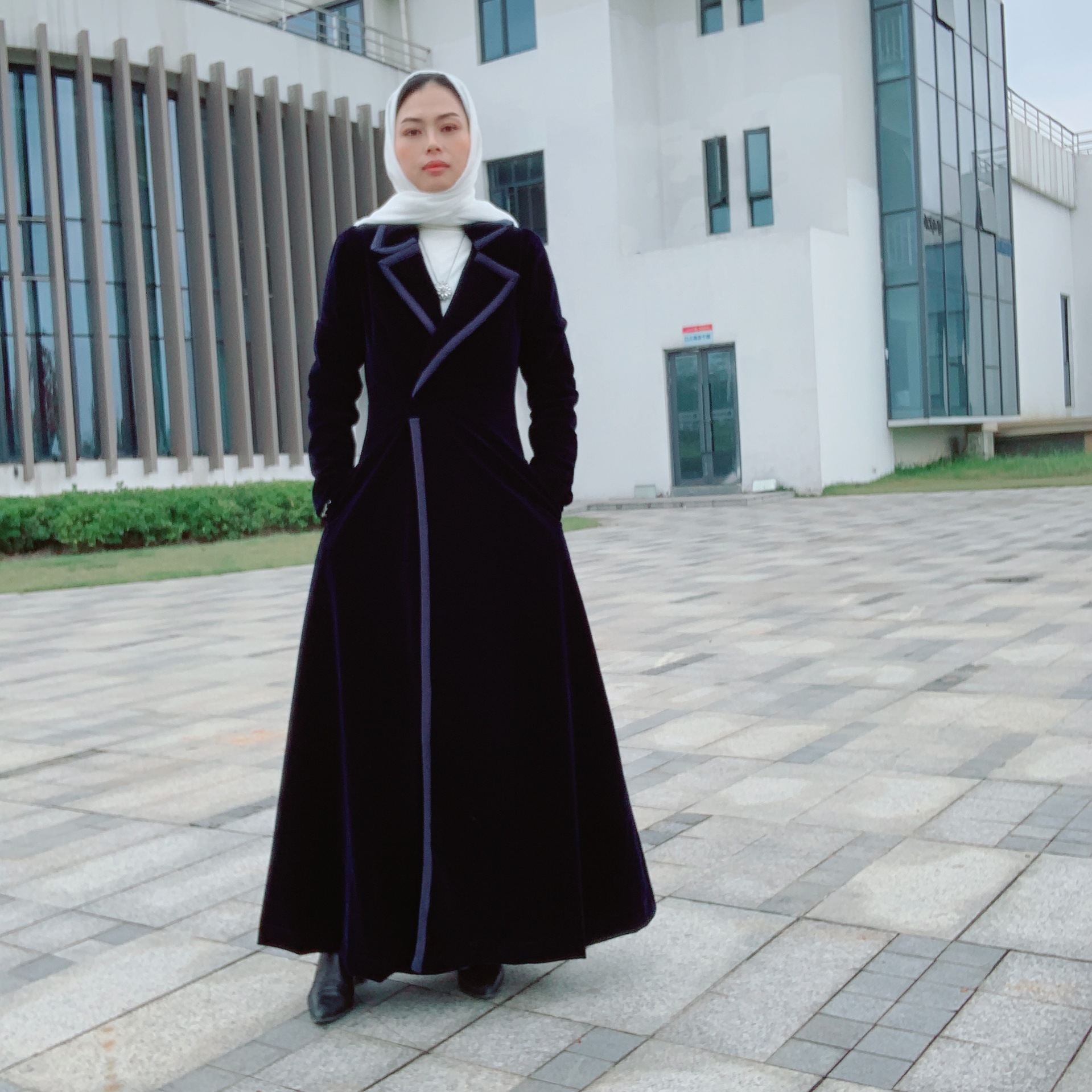 2022 Winter Coat Women Dubai Ladies Manufacture Modest Designer Muslim Maxi Dresses Islamic Abaya