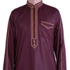 Islamic Nigeria Middle East Stand Collar Wholesale Arabic Men's Robe Muslim Thobe