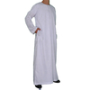 Men's Robe Arab Polyester Muslim Middle East Men's Qatar Stand Collar Thobe