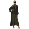 Cross-border Source of Middle Eastern Muslim Muslim Women's Dresses Plus Size Long-sleeved Women's Chiffon