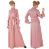Modest Fashion Robe Long Sleeve Islamic Loose Islamic Muslim Maxi Dresses Abaya