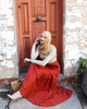2022 Pleated Modest Muslim Lady New Design Color Fashion Sheath Dress Ins Long Button Skirt