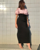 Modest Muslim Lady New Design Fashion Sheath Dress Middle East Ins Long Button Skirt