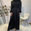 AliExpress Fashion Women's European And American Fake Two-piece Bandage And More Wear French Middle East Dubai Robe Dress