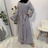 AliExpress Fashion Women's European And American Fake Two-piece Robe Dress Bandage And More Wear French Middle East Dubai 