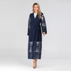 Foreign Trade Explosive Cardigan New Fashion Women's Embroidered Mesh Cardigan Dubai Robe Dress