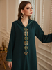Hooded party Maxi Dresses New Dubai Modest Muslim Women Casual Islamic Clothing Abaya
