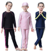  Swimwear Girl Kids Fashion Muslim 2021 Sportswear 3 Pieces Islamic Clothing Modest Fabric Full Cover Swimwear Swimsuit Burkini