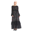 Elegant Arabic Design Muslim Dubai Ladies Pray Dresses for Eid Maxi Dresses Islamic Abaya