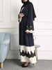 Modest Fashion Modern Arabic Islam Maxi Dresses Muslim Abaya