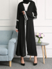New Modest Fashion Elegant Arabic Muslim Dubai Maxi Dresses Islamic Abaya