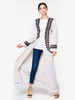Muslim Abaya Arab Turkey Hot Sale Spot Fashion Cardigan Printed Robe Long Skirt