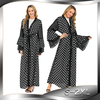 New Foreign Trade Spot Muslim Fashion Polka Dot Pattern Cardigan Robe